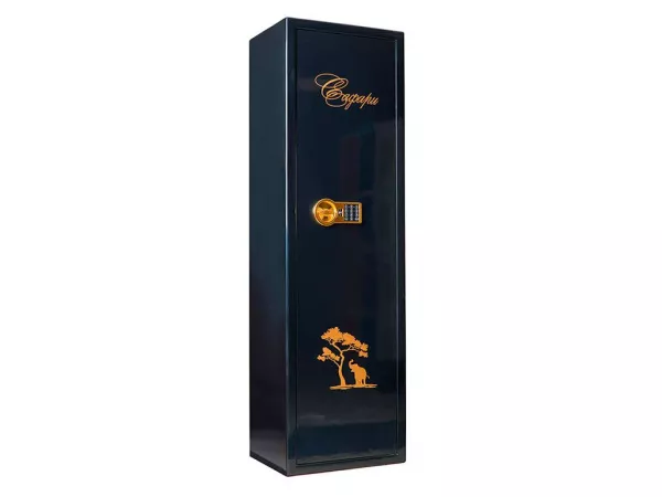 Оружейный сейф (шкаф) САФАРИ EL GOLD* (черный)