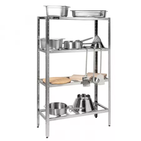 Стеллаж решетчатый  КОБОР СКР-90/40 (высота 1800)